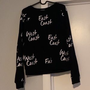 ❤️❤️ Forever 21 East And West Coast Long Sleeve Sweatshirt